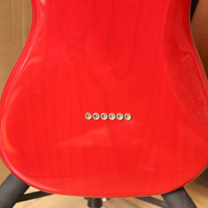 Chitarra Elettrica Fender Player Lead 2 Pau Ferro Crimson Red Trans corpo back bottom